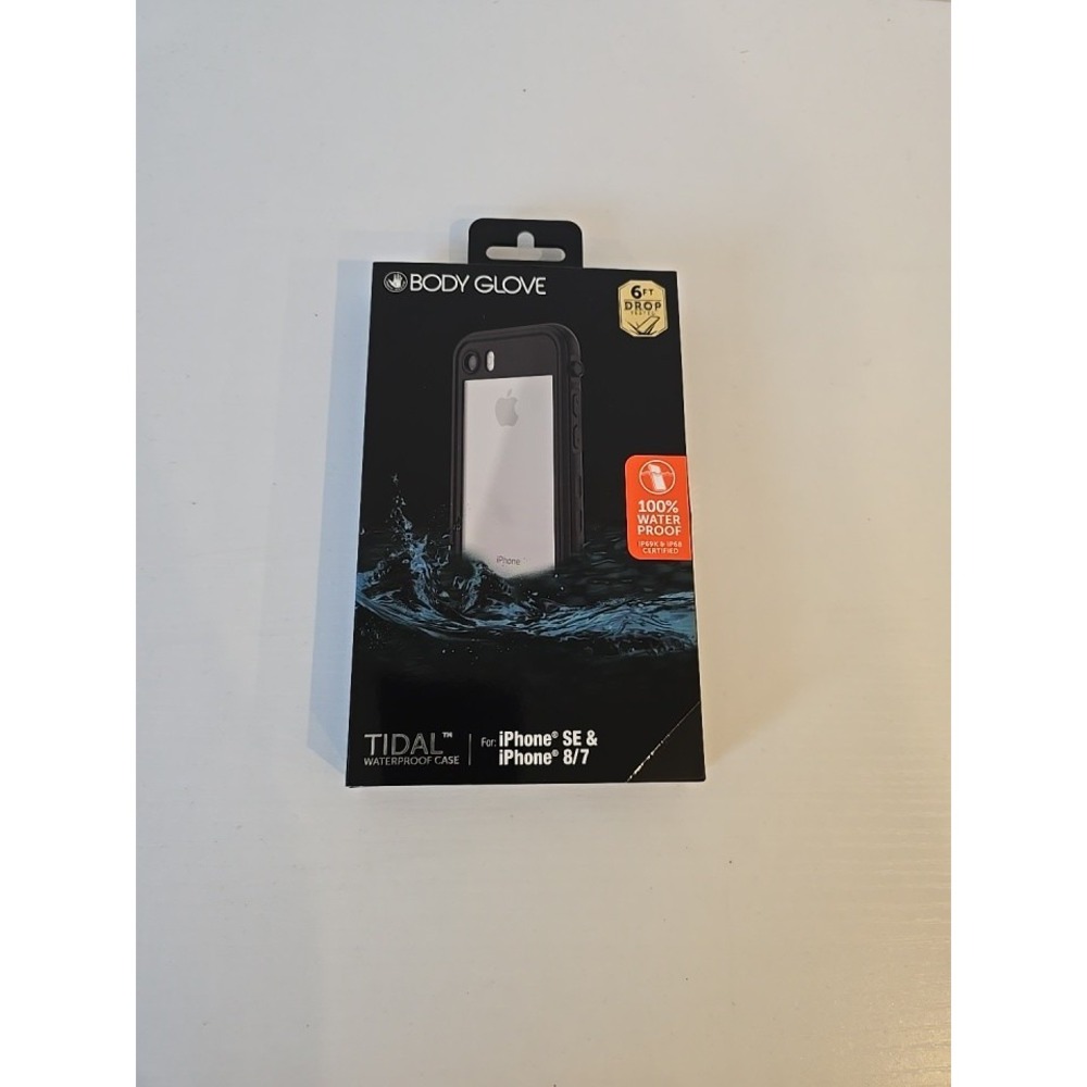 NEW SEALED TIDAL WATERPROOF CASE FOR IPHONE SE / 8 /  7  BLACK